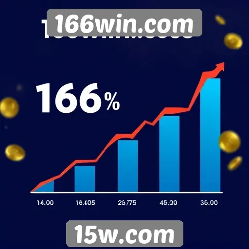 Estatísticas de crescimento do site 166win